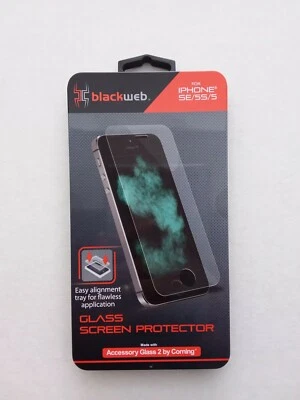 Blackweb iPhone SE / 5S / 5 - Glass Screen Protector (NEW) - Image 1 of 4