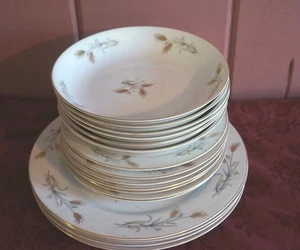 EMPRESS CHINA "GOLD WHEAT" PATTERN: MADE IN JAPAN: LOT OF 17 PCS. - Picture 1 of 3