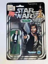 1977 Kenner STAR WARS Han Solo Small Head 12 Back MOC NEVER OPENED