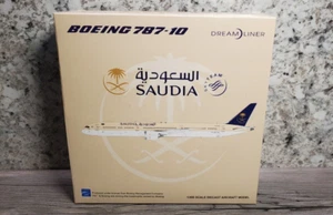 1:400 JC Wings Saudia - Saudi Arabian Airlines Boeing 787-10 Dream Liner Diecast - Picture 1 of 4