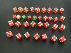 Collection Of 34 Loaded dice. All are miss-spots, aka horses, tops