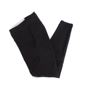 Old Navy Active Go-Dry Girl's Black Mesh Trim Performance Leggings EUC - Size XS - Picture 1 of 10