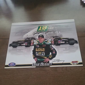 Nice Dave Blaney ABF Racing #32 #10 8x10" Hero Card - Picture 1 of 2