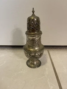 Vintage Raimond Chelsea Mass. Muffineer de ricino echador de azúcar plateado - Imagen 1 de 4