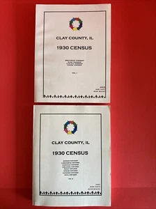 Clay County Illinois 1930 Genealogy Books Census Paperback Family History - Bild 1 von 6