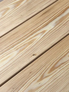 75m² heimische Lärche KOMPLETTSET bombiert Terrassendielen Holz Bausatz Balkon - Bild 1 von 11