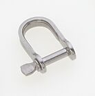 Viadana AISI 316 Stainless Steel Stamped Dee (D) Shackle 5mm