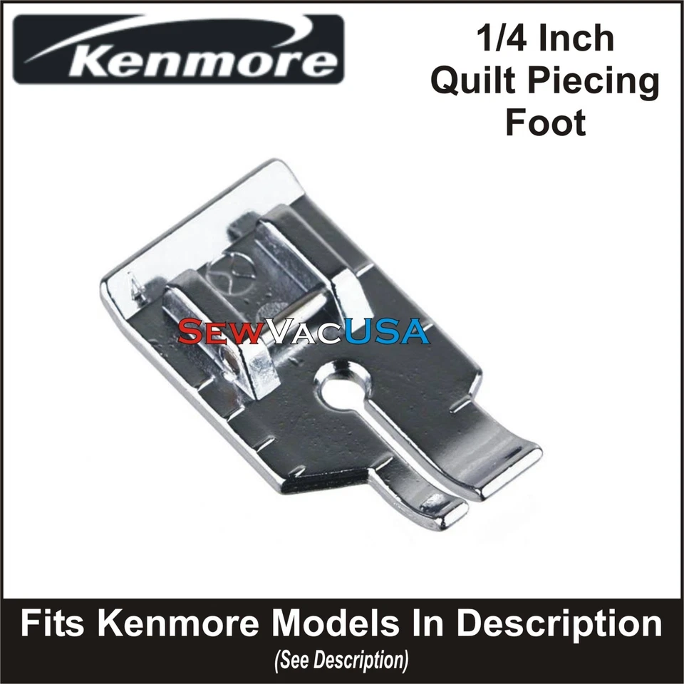 KENMORE 1/4 Inch Quilt Foot Fits Kenmore Models With Snap On Feet See Descriptio - Image 1 of 1