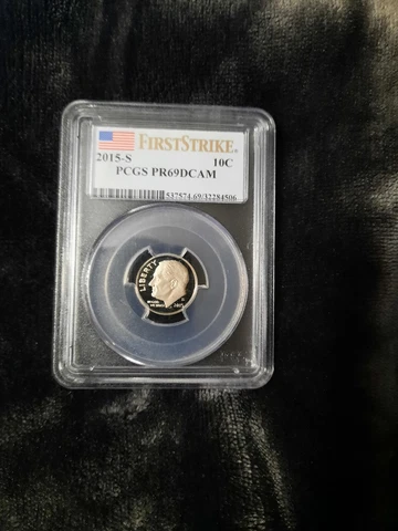 2015-S 10c First Strike PCGS PR69 Deep Cameo Cover