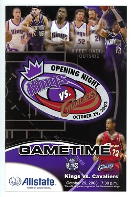 LeBron James Debut Primera Temporada Regular Juego Jugado 1er Punto Programa 29/10/2003 Foto 1 de 2