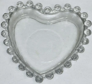Imperial CANDLEWICK CRYSTAL 6 1/2" HEART ASHTRAY 400/174 - Picture 1 of 1