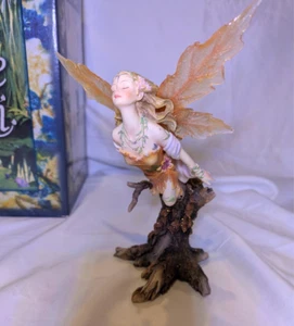 Faerie Glen FINAFLIGHT FG829 large Fairy Figurine mint w Box Munro Rare FreeShip - Picture 1 of 15