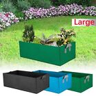 24x12x8in Planting Grow Bag Fabric Raised Flower Bed Garden Vegetable Planter US