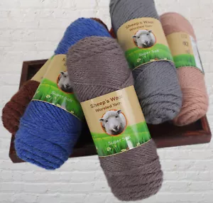 Schafwolle Kammgarn (3er Pack) von Yonkey Monkey Stricken und Häkeln - Bild 1 von 40