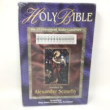 Holy Bible KJV On 12 Audio Cassettes New Testament Narrated By Alexander Scourby