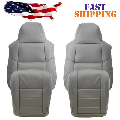 Fundas de asiento de repuesto grises para Ford F250 F350 Lariat 2003 2004 2005 2006 2007 Foto 1 de 4
