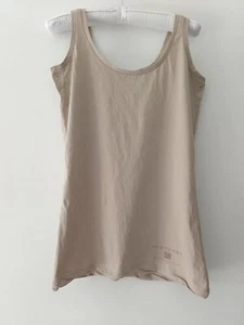 NEW Burberry Ladies Nude Sleeveless Top, Size S, BNWT 100% cotton, Thin&light - Picture 1 of 16
