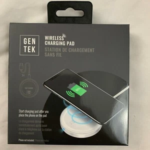 A BRAND NEW,  UN-OPENED GEN TEK WIRELESS CHARGING PAD FOR YOUR MOBILE PHONE FAST - Picture 1 of 5