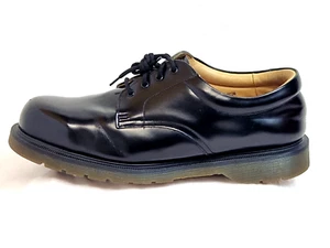 Solovair (Dr Martens) scarpe uomo punta acciaio pelle nero UK 10 EU 44 - Foto 1 di 9