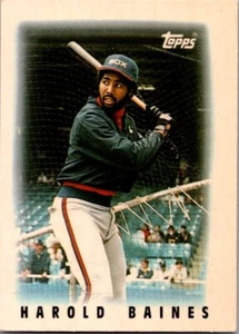 1986 Topps Major League Leaders Minis #8 Harold Baines - Picture 1 of 2