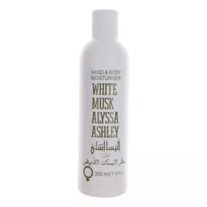 Crema hidratante para manos y cuerpo White Musk de Alyssa Ashley de 10 oz para mujer *NUEVA EN CAJA - Imagen 1 de 1