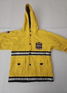 WESTERN CHIEF GIACCA IMPERMEABILE POMPIERE BAMBINO CON CAPPUCCIO TAGLIA 6 - Foto 1 di 9