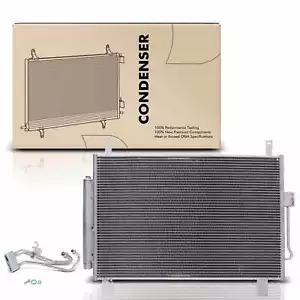 New AC Condenser w/ Receiver Drier & Bracket for INFINITI QX60 Nissan Pathfinder - Picture 1 of 8