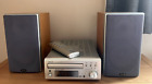 DENON UD-M30 CD Receiver Stereo Amplifier Hifi (Silver) And Speakers