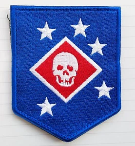 Marine Raiders Infrared Special Operations-MARSOC,SOF Navy Hook Loop Patch Blue - Picture 1 of 7