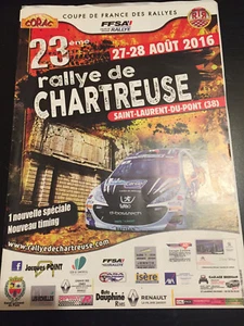 PROGRAMME 23EME RALLYE CHARTREUSE 2016 COUPE DE FRANCE RALLYE - Picture 1 of 1