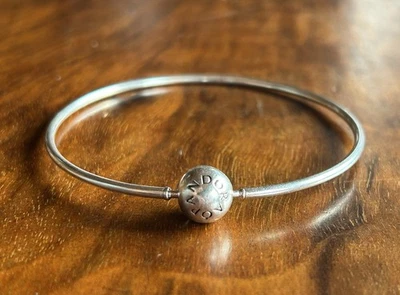 Pandora Essence Armreif, 925er Silber, Umfang 20 cm, Durchmesser 6 cm - Bild 1 von 4