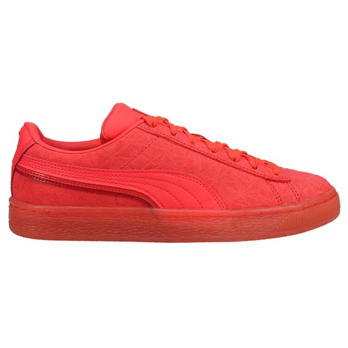 Scarpe casual Puma scamosciate triplex mono stringate giovani ragazze rosse sneakers 384377 01