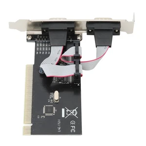Dual Dual Adapter Card DB9 PCI RS232 Plug And Reproduction Of DB9 PCI32 Quick - Afbeelding 1 van 7