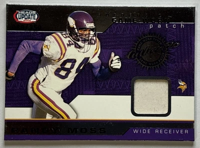 Randy Moss 2002 Pacific Relic Mem Game Used Patch #'d /350 Minnesota Vikings #32 - Image 1 of 4