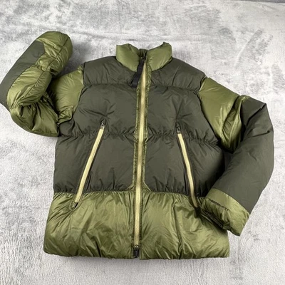 Nike Therma-Fit Down Jacket Mens Small Green Puffer Winter Coat Zip Pockets - Image 1 of 4