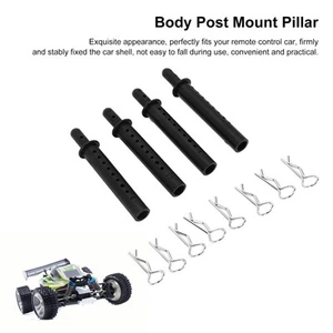 Body Post Mount Pillar Plastic Car Shell Column With R Pins For 1/10 RC Car XO - Picture 1 of 12