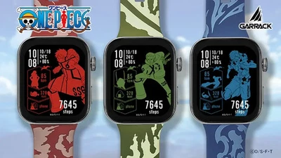 Galax ONE PIECE Smartwatch 5ATM GPS - Luffy/Sanji/Zoro Official JP - Image 1 of 4