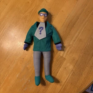 Vintage 1998 Nuovo Batman The Riddler DC Comics 14" Peluche Play By Play Modellino - Foto 1 di 8