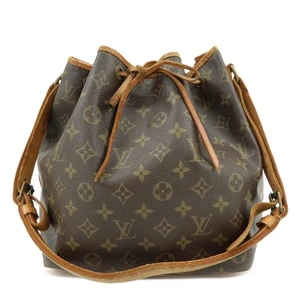 Louis Vuitton Monogram Petit Noe Schultertasche Braun M42226 Original Gebraucht Kostenloser Versand - Bild 1 von 24