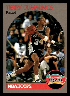 1991 Hoops 100 Superstars Terry Cummings #87 San Antonio Spurs - Image 1 of 2