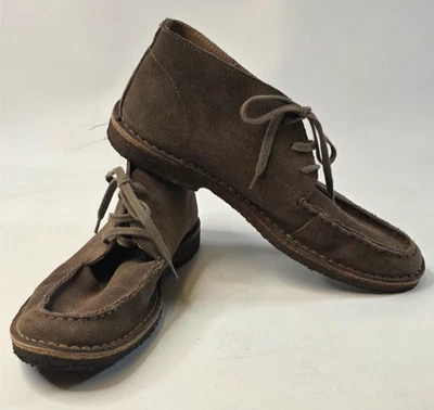 Botas J Crew MacAlister Moc-Toe Gamuza Para Hombre Talla 11 H Hechas en Italia Foto 1 de 4