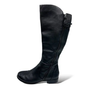 Naturalizer Jinnie black Tassel Knee High Riding Boots size 8 Wide - Picture 1 of 14