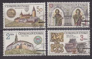 CZECHOSLOVAKIA 1982 SC#2415/18 USED set, Burgers and castles. - Imagen 1 de 1