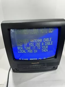 Panasonic PV-C1341 13" CRT TV/ VCR Combo Retro Gaming - For Parts ONLY!! - Picture 1 of 8