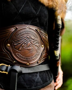 Cinturón vikingo Floki cuervo - Imagen 1 de 38