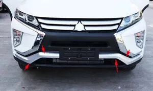 Front Bumper Protector Cover Trim For 2018-2021 Mitsubishi Eclipse Cross Matte - Picture 1 of 3