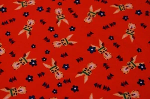 Tela de jersey Megan blue Fabrics 150cmx50cm conejo indio rojo - Imagen 1 de 1