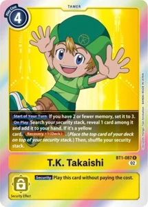 T.K. Takaishi Foil - BT1-087 - NM - Digimon TCG - Bild 1 von 1