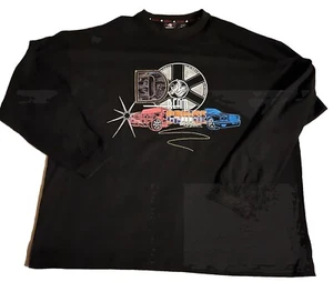 Vintage Al Wissam Dream Cruise girocollo LS uomo 2XL nero Y2K hip hop retrò anni 90 - Foto 1 di 8