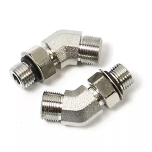 Seastar HF6011 Elbow Fitting 45D Orb Boat Hydraulic Steering Teleflex Dometic - Bild 1 von 1